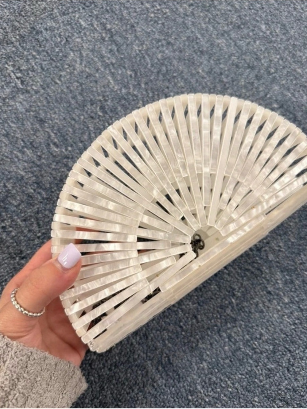 Seashell Clutch Chain Purse